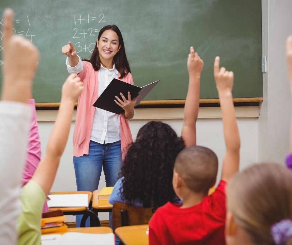 teacher in classroom